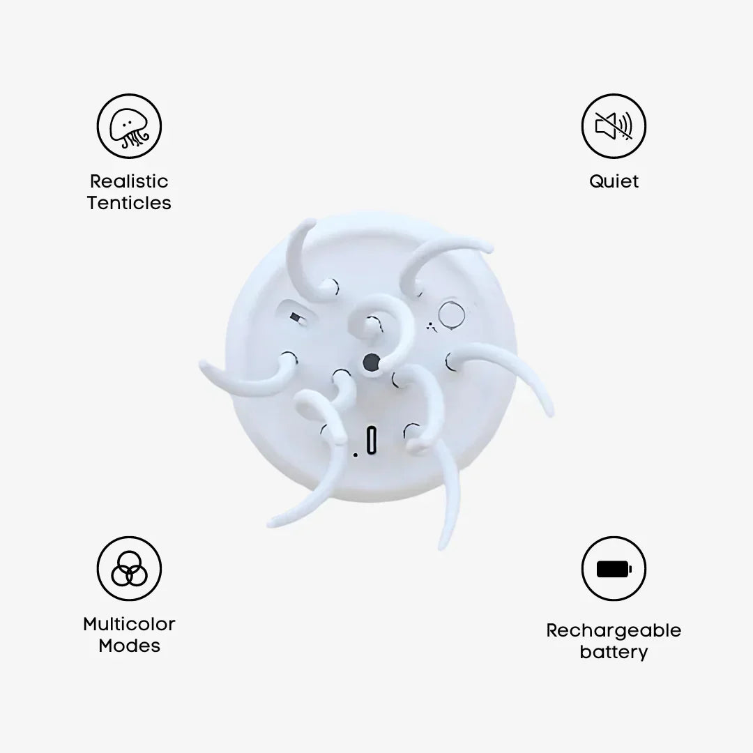 Aqua – Lampa meduzy LED Kwal z dynamicznymi efektami tańca i wygodnym pilotem