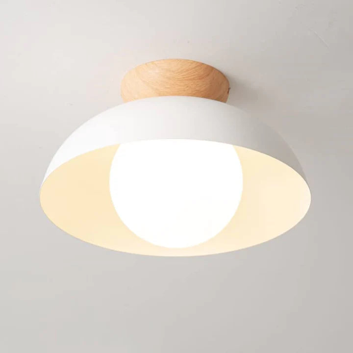 Nowoczesna minimalistyczna lampa sufitowa półwpuszczana