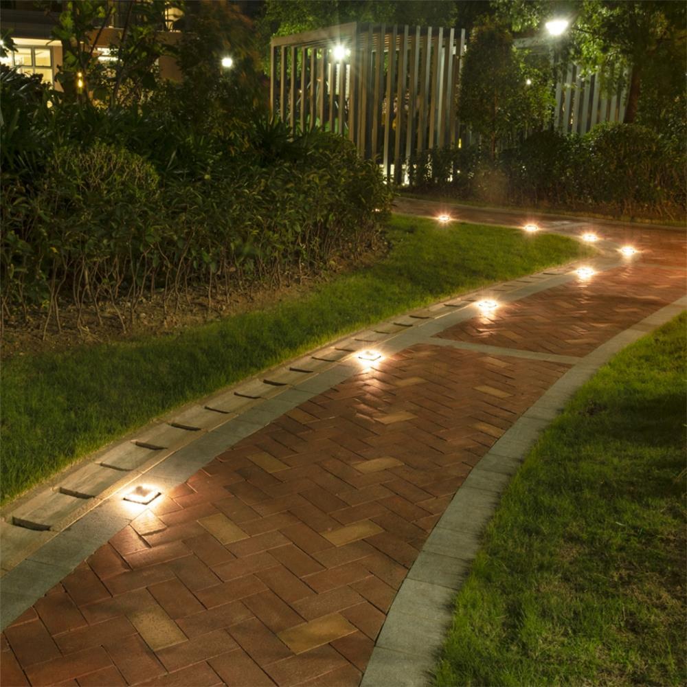 LED ground spotlights for outdoor use