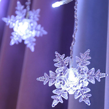 Lampa Wisząca Płatki Śniegu – Ciepła Zimowa Atmosfera