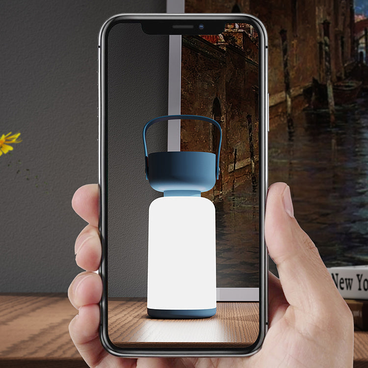 Waterproof LED Table Lamp – Portable and Modern in a Cylindrical Shape