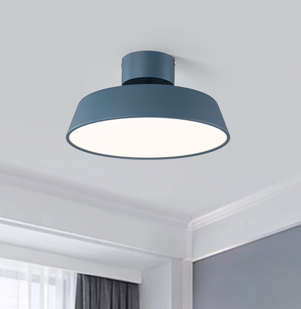 Skandynawska LED Lampa Sufitowa z Abażurem z Akrylu