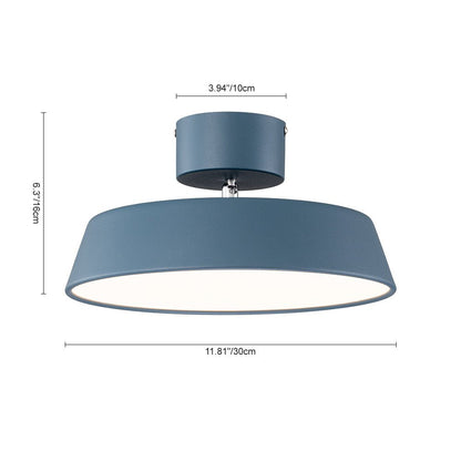 Skandynawska LED Lampa Sufitowa z Abażurem z Akrylu