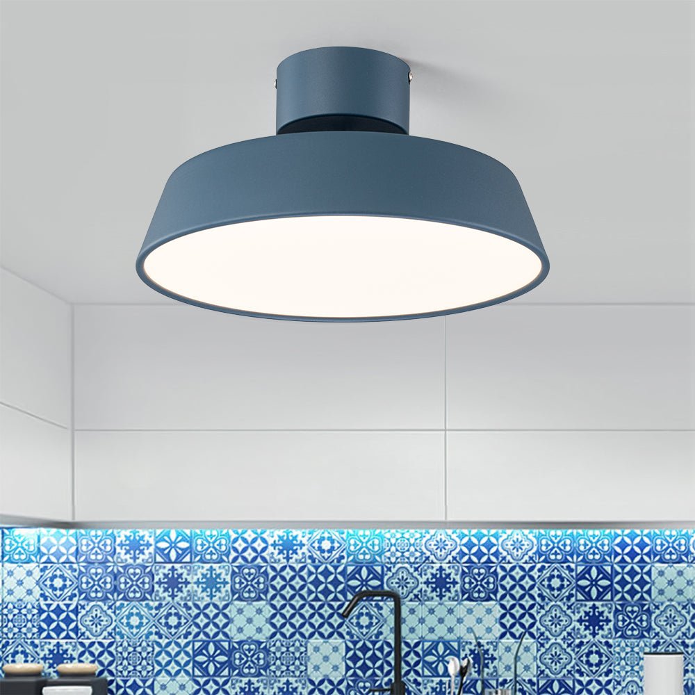 Skandynawska LED Lampa Sufitowa z Abażurem z Akrylu