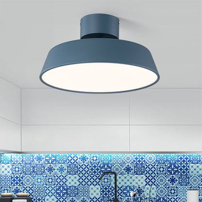 Skandynawska LED Lampa Sufitowa z Abażurem z Akrylu