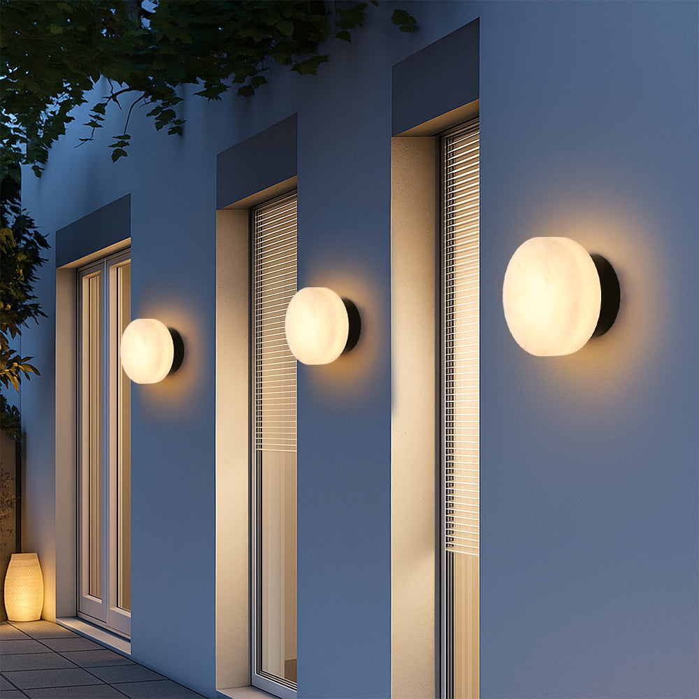 Luxury marble wall lamp with a timeless Scandinavian design
