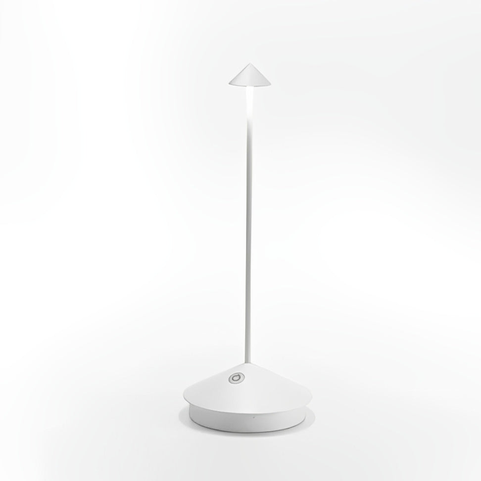 Skandynawska Minimalistyczna Lampa Stołowa z Ściemnialnym LED i Bezprzewodowym Designem