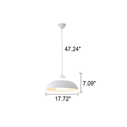 Modern Aluminum Pendant Light – E26 Socket, Multiple Colors and Sizes