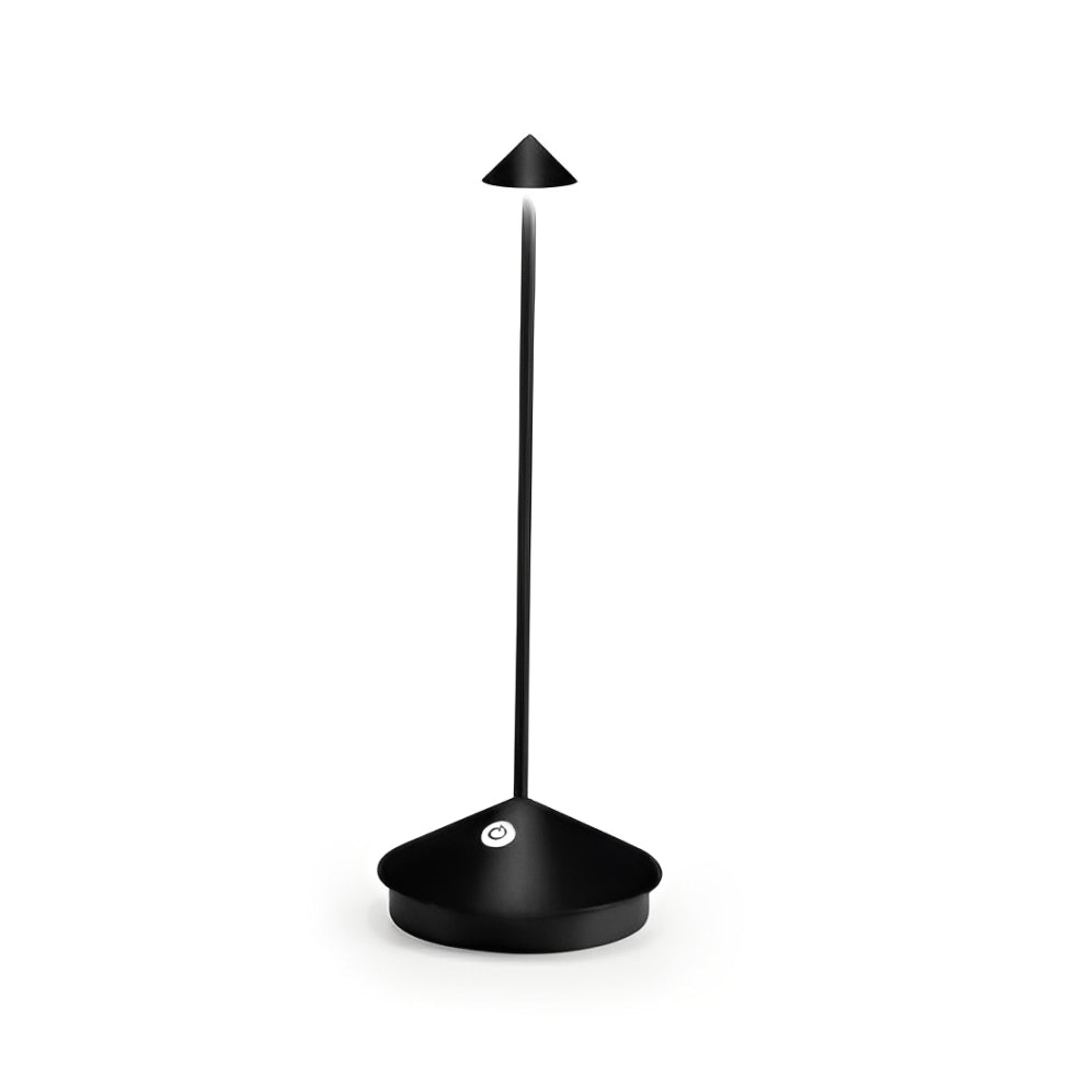 Skandynawska Minimalistyczna Lampa Stołowa z Ściemnialnym LED i Bezprzewodowym Designem
